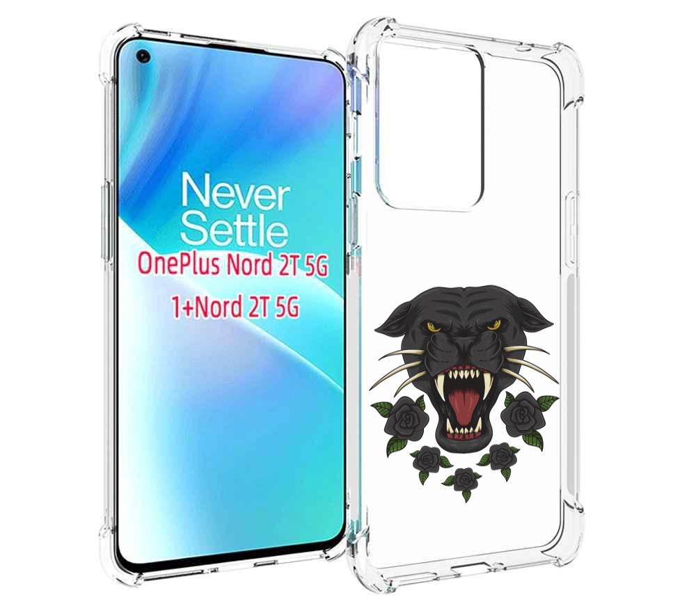 

Чехол MyPads Пантера для OnePlus Nord 2T, Прозрачный, Tocco