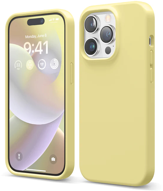 

Чехол Elago Liquid Soft Silicone Case для iPhone 14 Pro (Yellow), Желтый