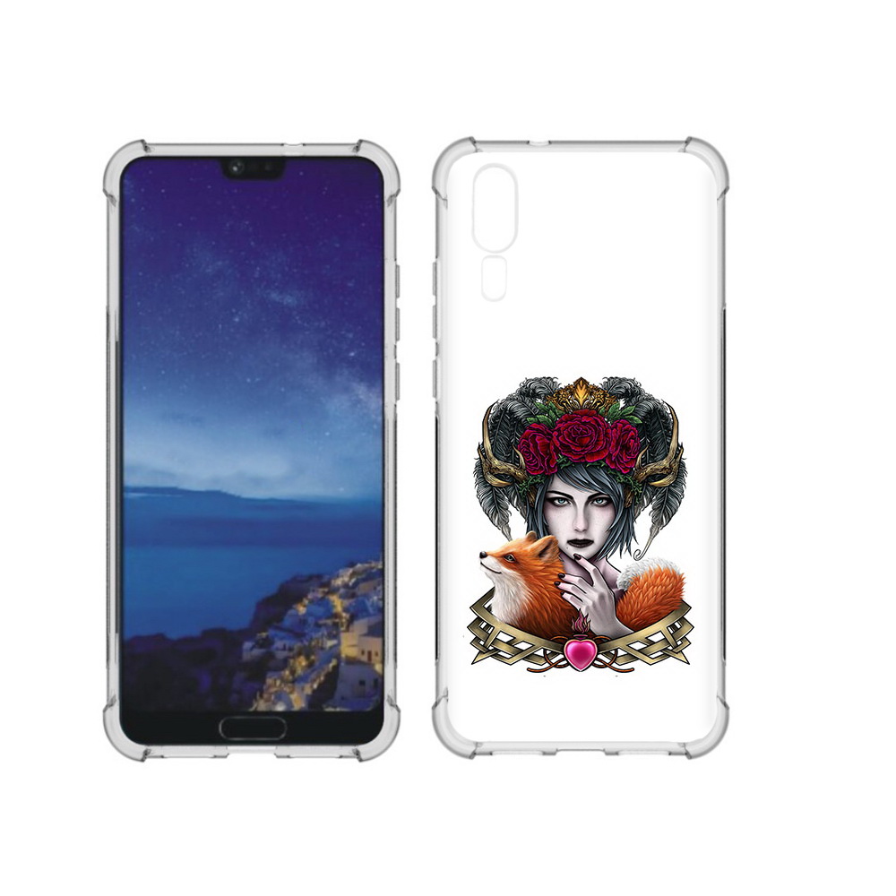 

Чехол MyPads Tocco для Huawei P20 девушка с лисой (PT108006.52.314), Прозрачный, Tocco