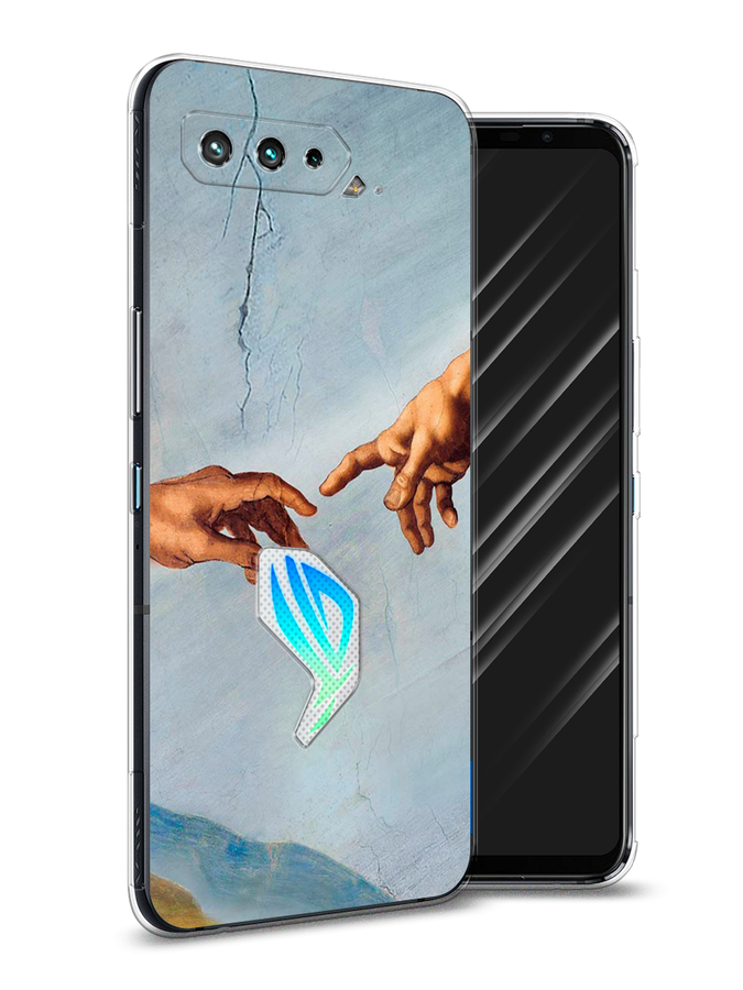

Чехол Awog на Asus ROG Phone 5S "Сотворение Адама", Голубой;коричневый;серый, 44550-9