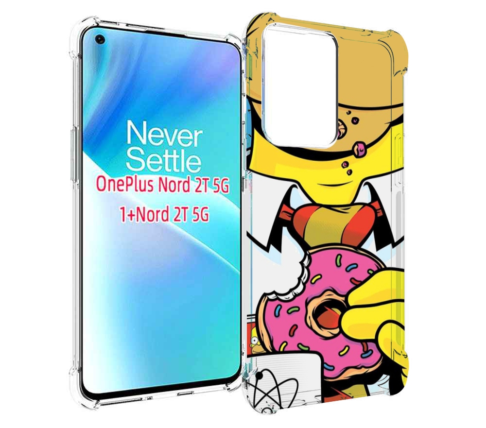 

Чехол MyPads Пончик для OnePlus Nord 2T, Прозрачный, Tocco