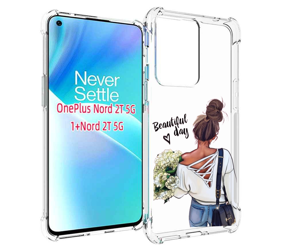 

Чехол MyPads Прекрасный-день для OnePlus Nord 2T, Прозрачный, Tocco