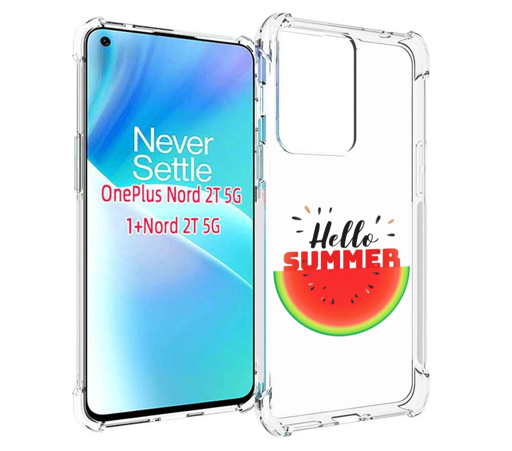 

Чехол MyPads Привет-лето для OnePlus Nord 2T, Прозрачный, Tocco