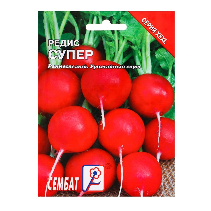 

Семена редис Супер Сембат 4662908-2p 2 уп.