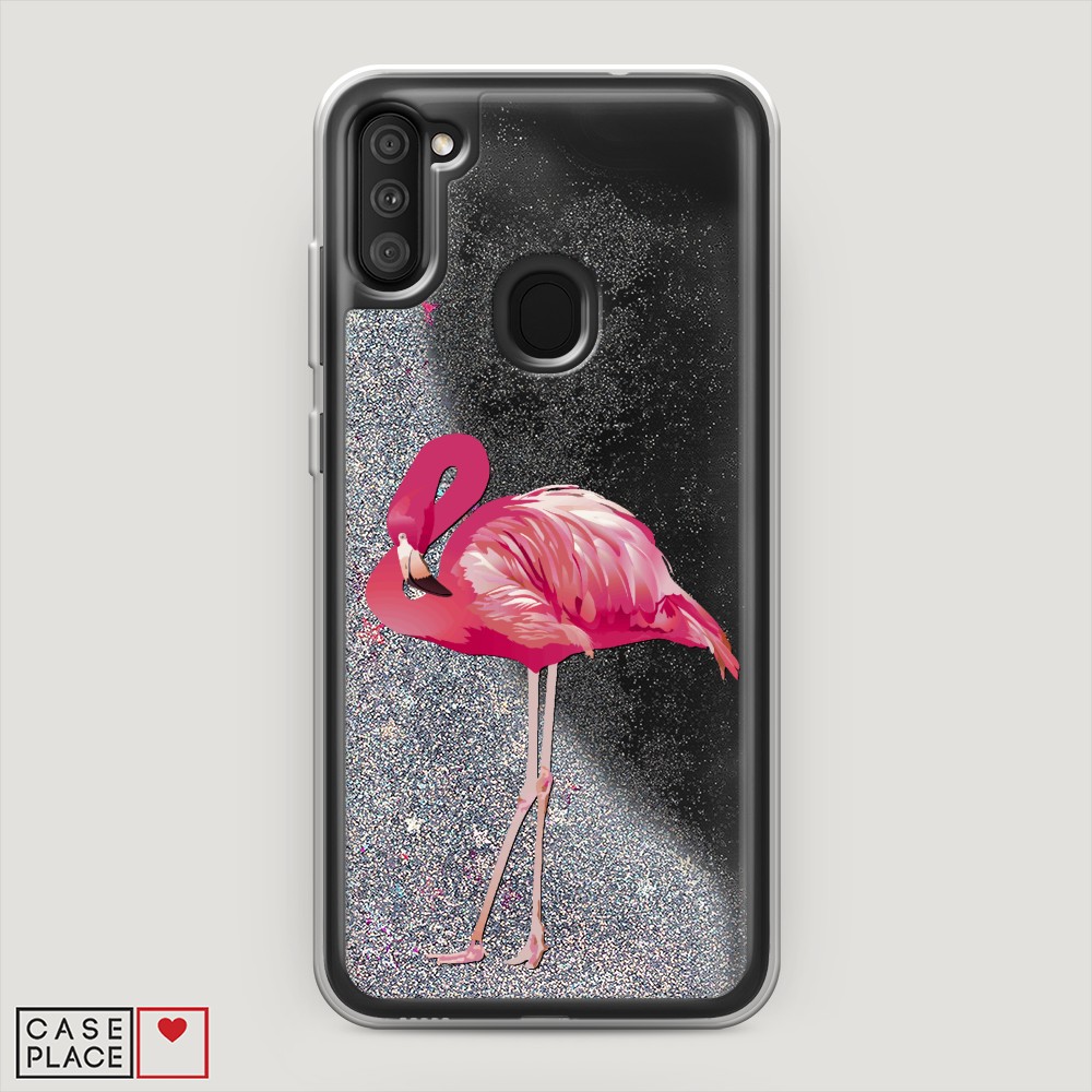 

Чехол Awog на Samsung Galaxy A11 / Самсунг A11 "Застенчивый фламинго", Разноцветный, 2100191-1