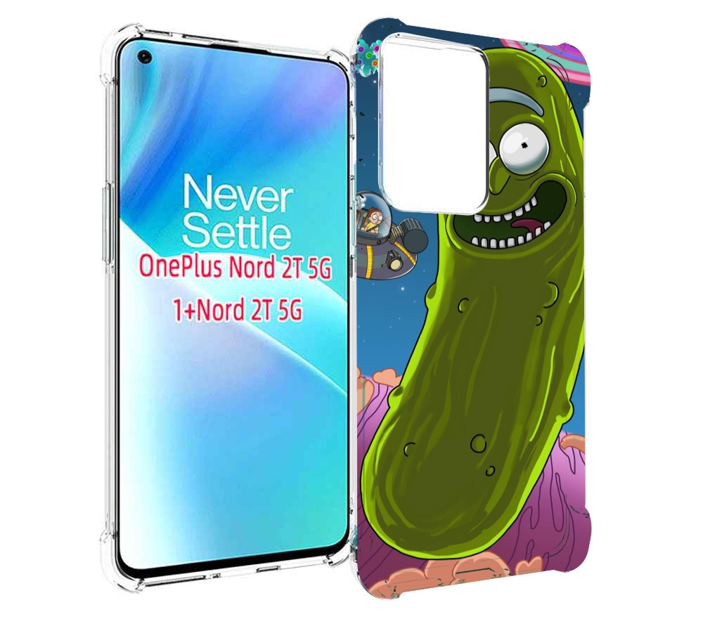 

Чехол MyPads Рик огурец для OnePlus Nord 2T, Прозрачный, Tocco