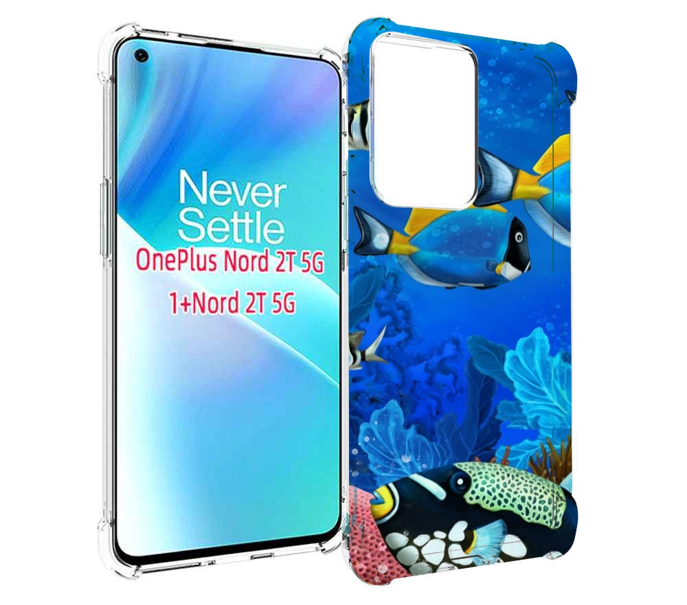 

Чехол MyPads Рыбки для OnePlus Nord 2T, Прозрачный, Tocco