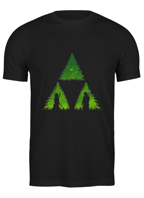 

Футболка мужская Printio The legend of zelda черная 3XL, Черный, The legend of zelda
