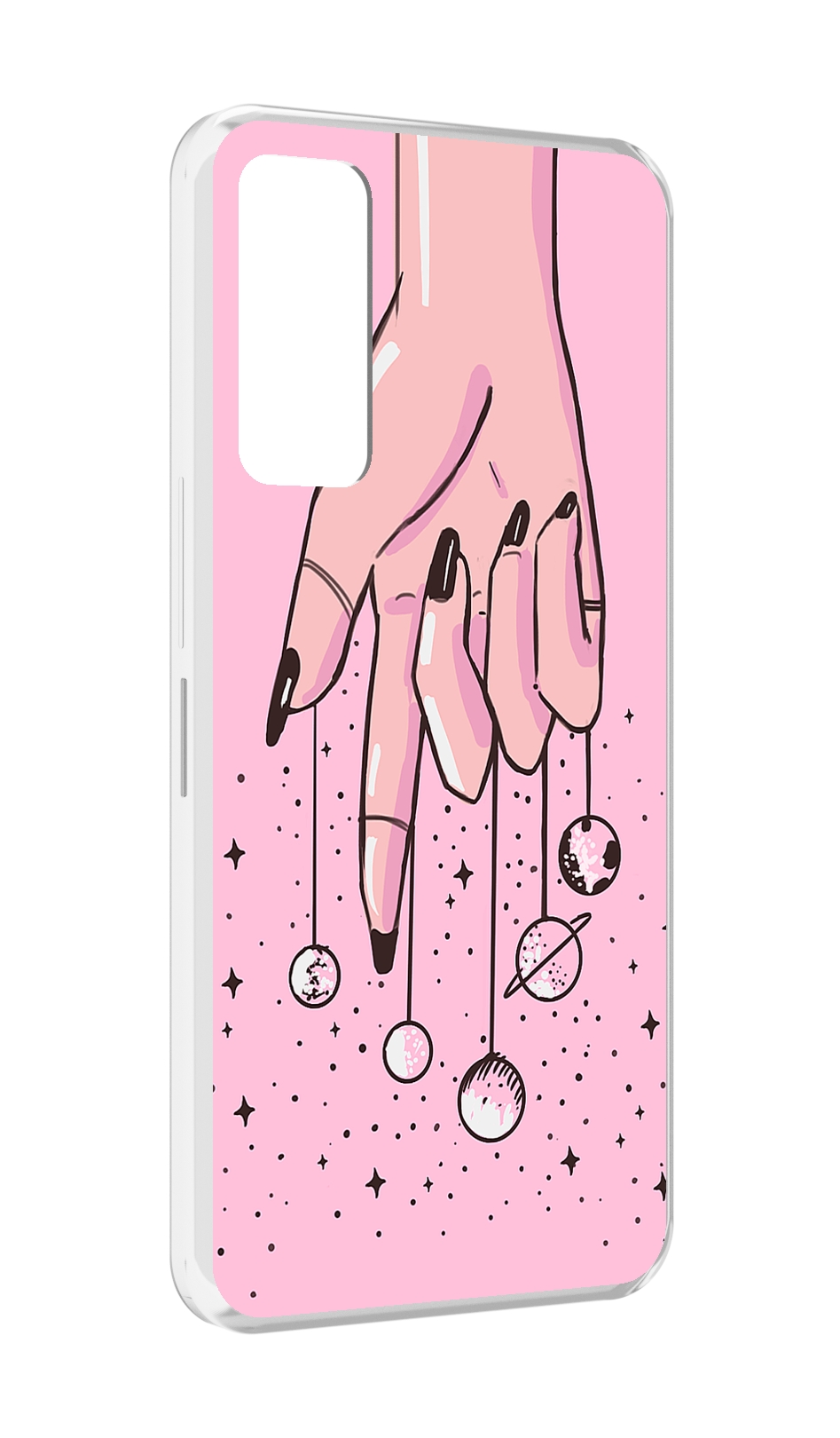 

Чехол MyPads планеты-на-пальцах для TCL 30 / TCL 30 5G / TCL 30+ plus, Прозрачный, Tocco