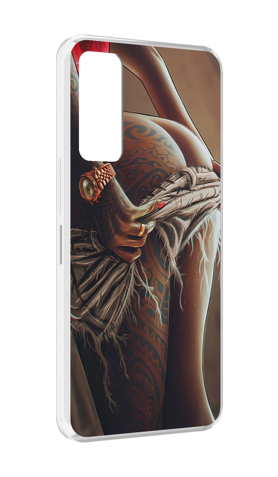 

Чехол MyPads полуголая девушка фотография женский для TCL 30 / TCL 30 5G / TCL 30+ plus, Прозрачный, Tocco