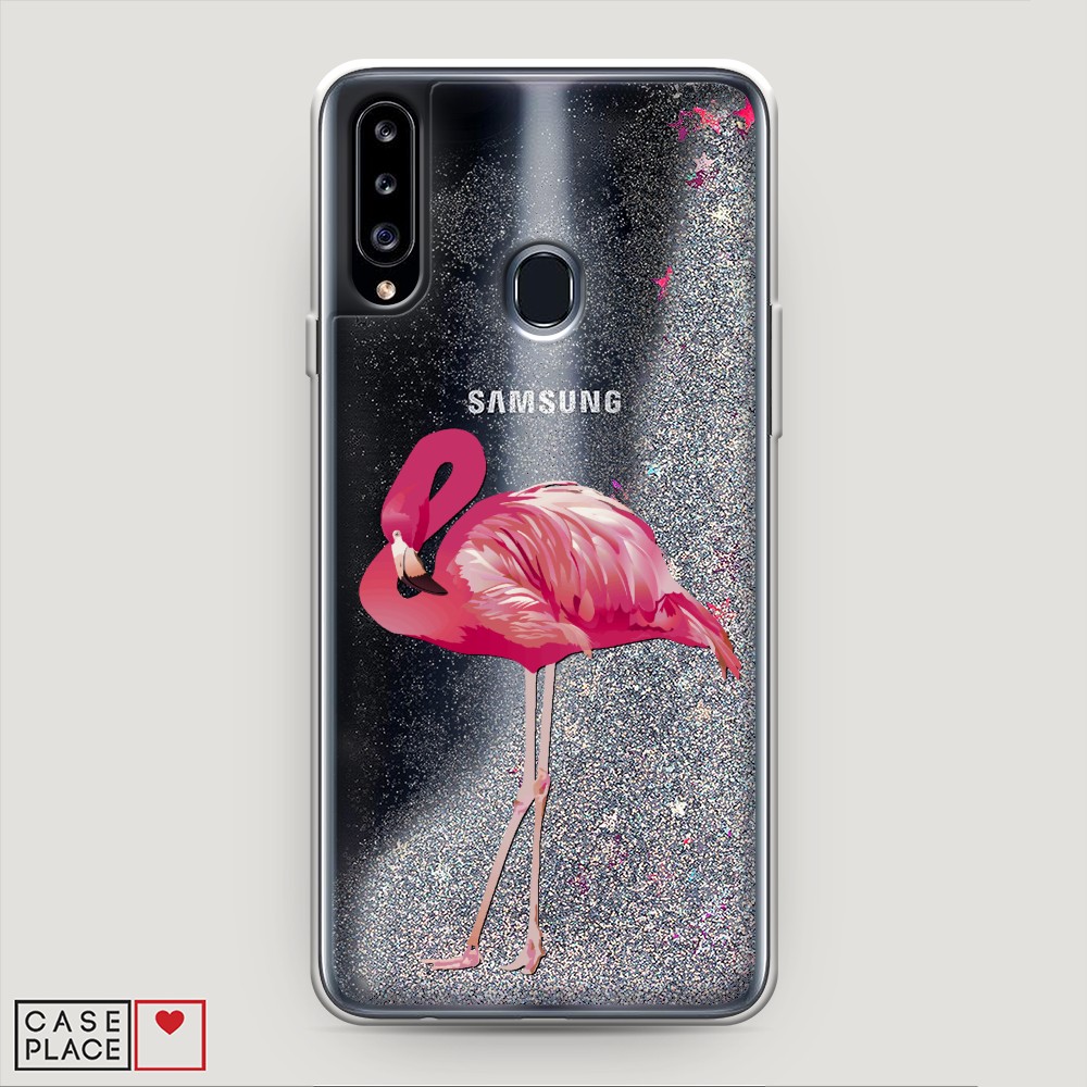 

Чехол Awog на Samsung Galaxy A20s / Самсунг A20s "Застенчивый фламинго", 2100891-1