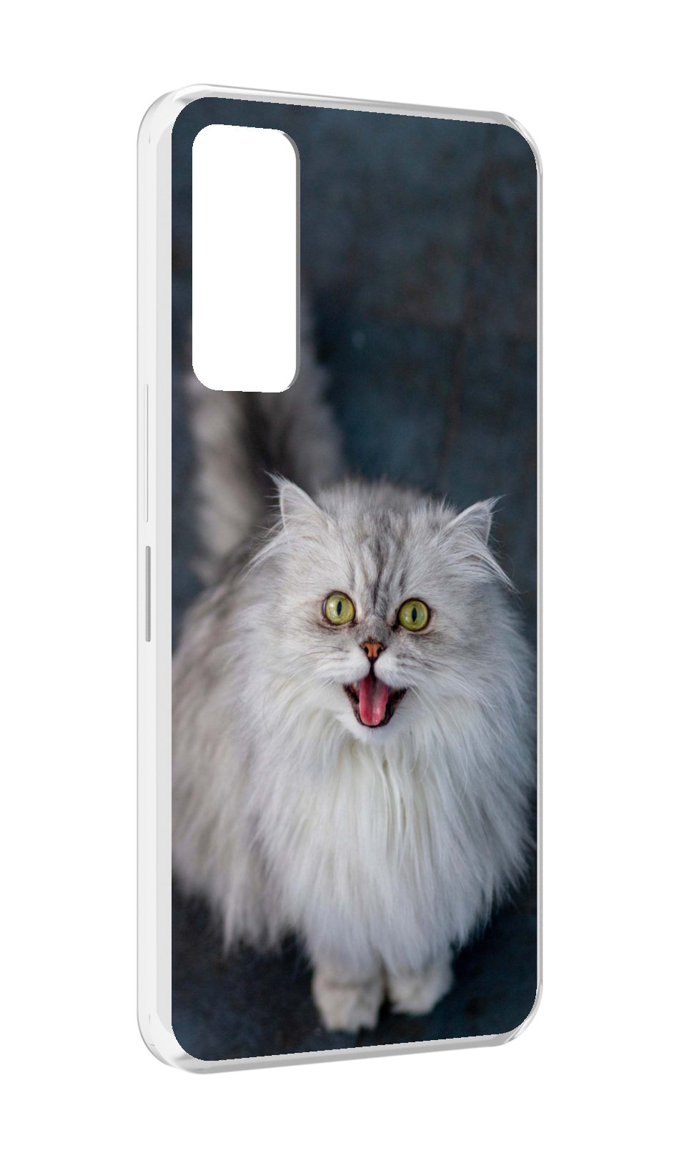 Чехол MyPads порода кошки британская длинная для TCL 30 / TCL 30 5G / TCL 30+ plus