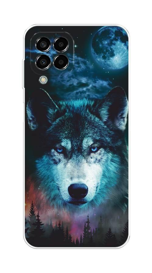 

Чехол на Samsung Galaxy M33 "Лунный волк", Бирюзовый;розовый;синий, 2105650-1