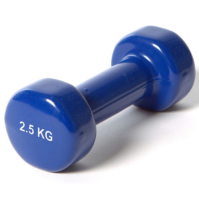 

Гантель SPORTEX виниловая "York" 2. 5 кг синий, виниловая "York"
