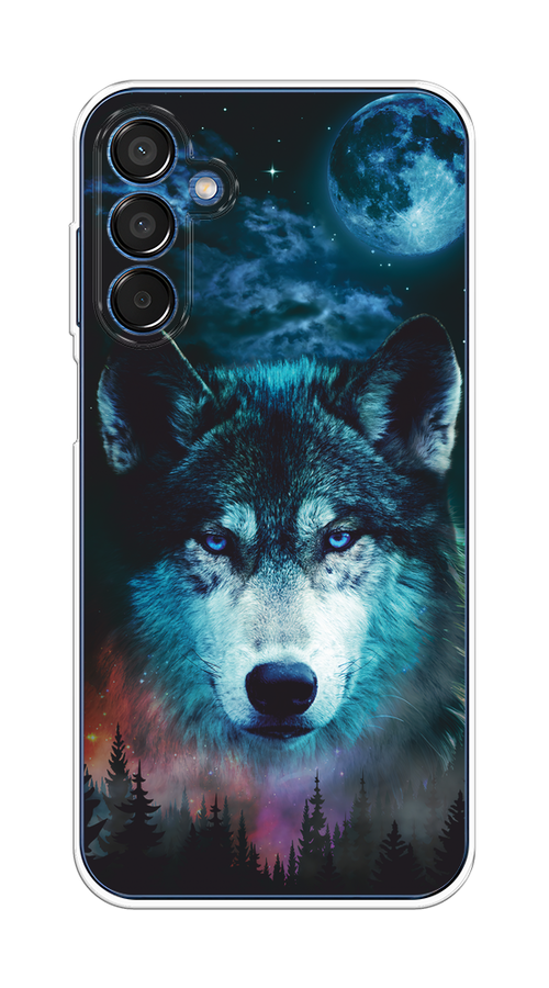 

Чехол на Samsung Galaxy M15 5G "Лунный волк", Бирюзовый;розовый;синий, 2109550-1