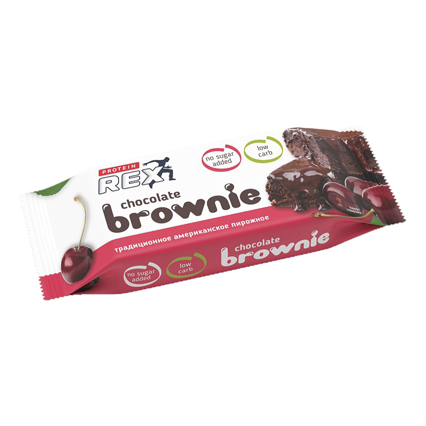 

Пирожное Protein Rex Brownie протеиновое вишня 50 г