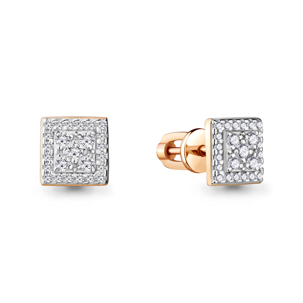 

Серьги из красного золота с бриллиантом Aquamarine Aquamarine 942871Ак_585_кз, 942871Ак_585_кз