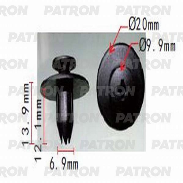 

Клипса Автомобильная PATRON P371199