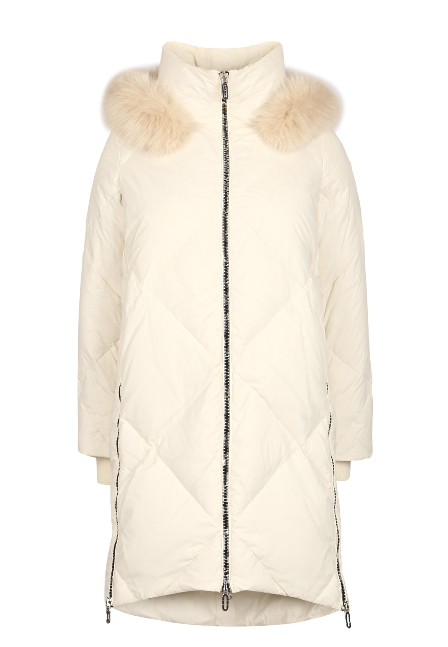 Пальто женское STILNOLOGY 134555 белое 40 IT