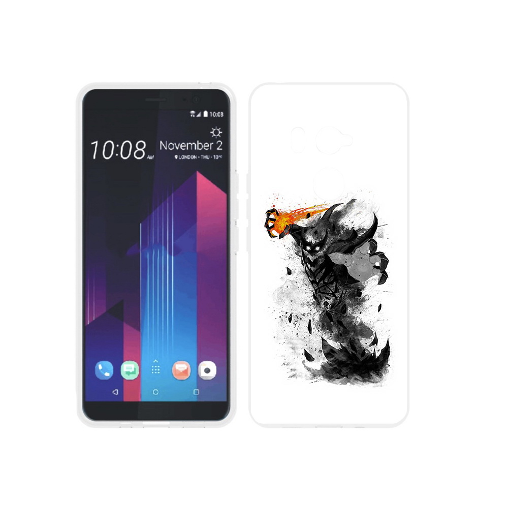 

Чехол MyPads Tocco для HTC U11 EYEs nevermore черно белый, Прозрачный, Tocco