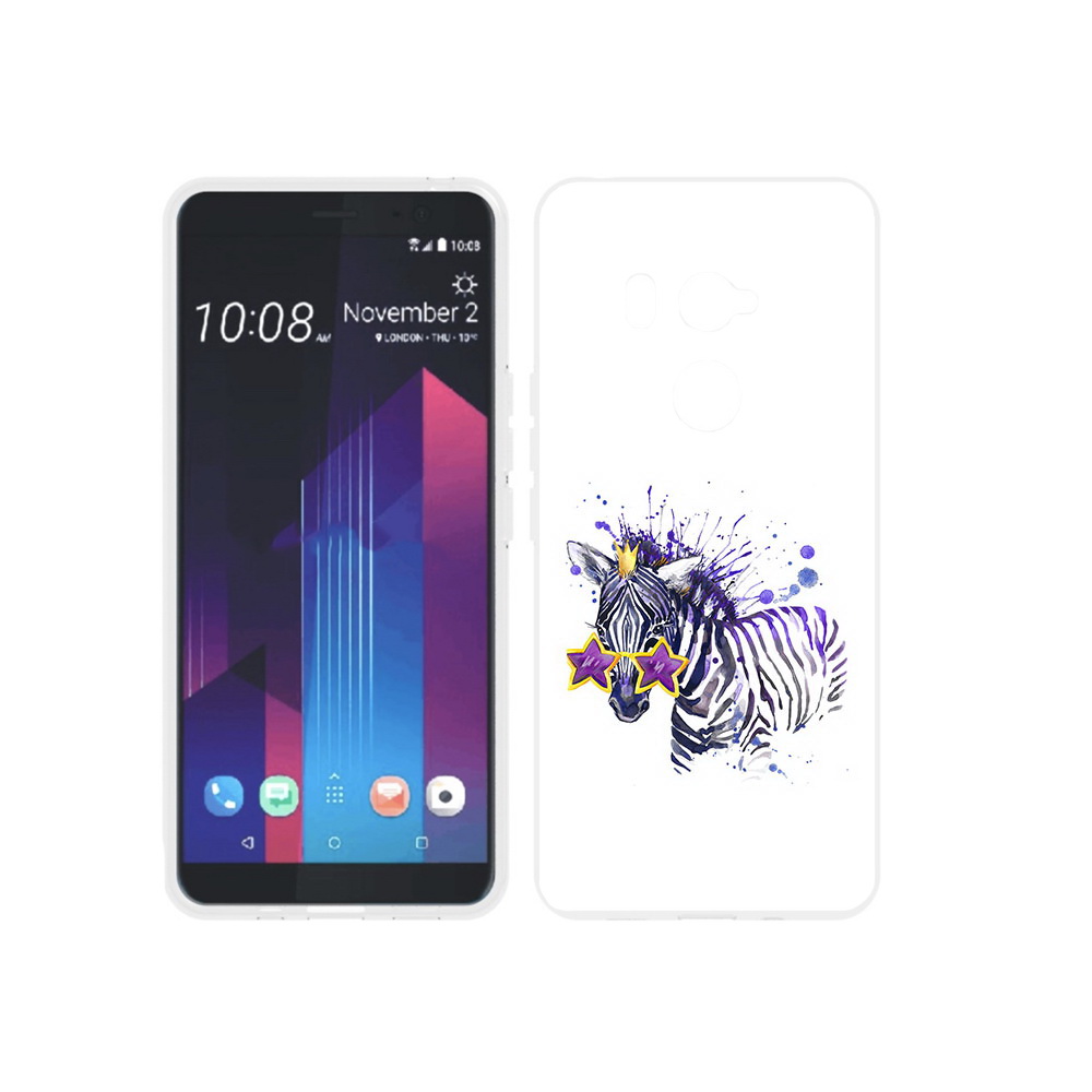 

Чехол MyPads Tocco для HTC U11 EYEs акварельная зебра, Прозрачный, Tocco