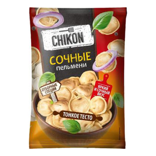 

Пельмени Chikon Сочные с говядиной и курицей 900 г