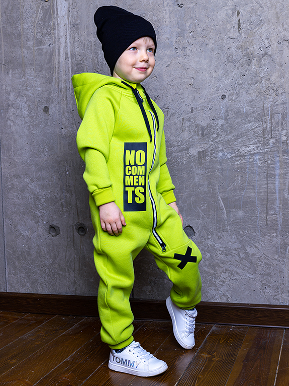 фото Комбинезон nikastyle 8т7521.2 цв. салатовый р. 104
