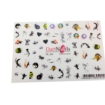 

Набор DartNails Слайдер-дизайн Art-Fashion Микс №494, 3 шт.