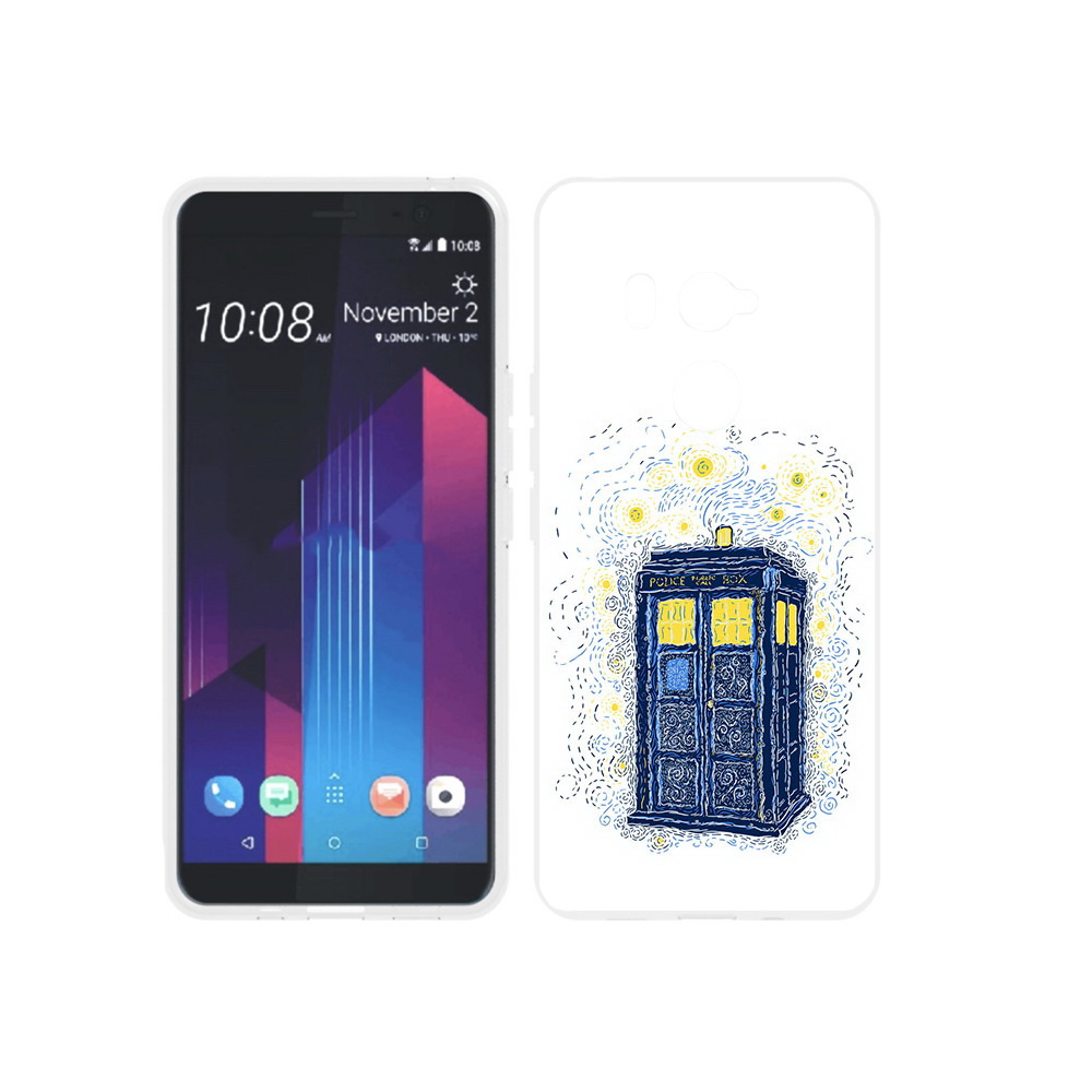 

Чехол MyPads Tocco для HTC U11 EYEs будка рисунок, Прозрачный, Tocco