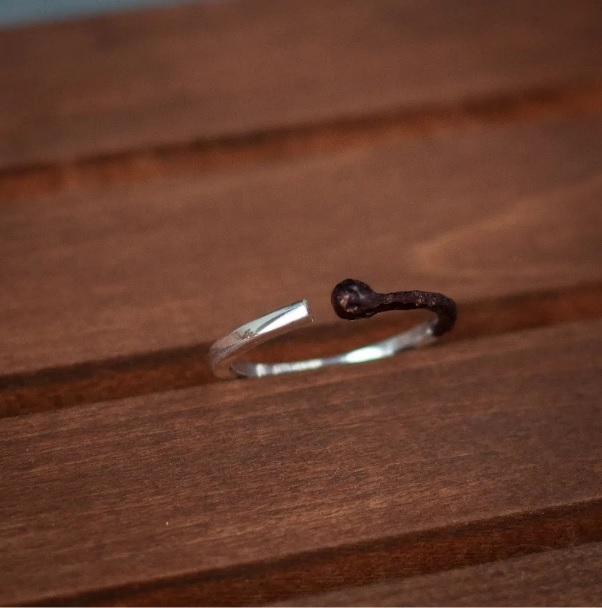 

Кольцо из серебра р.  NoBrand Спичка, Спичка