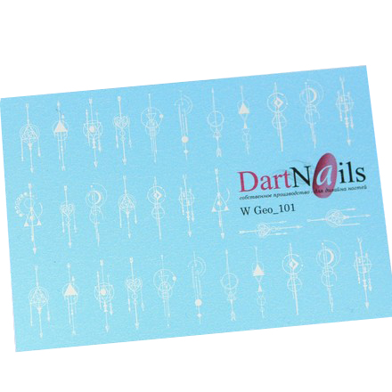 

Набор DartNails Слайдер-дизайн Геометрия №W101, 3 шт.