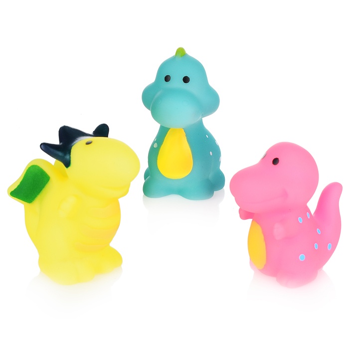 

Oubaoloon Динозаврики, 3 шт, в сетке, "Динозаврики", 3 шт, в сетке