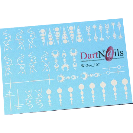 

Набор DartNails Слайдер-дизайн Геометрия №W107, 3 шт.