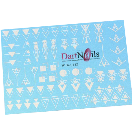 

Набор DartNails Слайдер-дизайн Геометрия №W112, 3 шт.