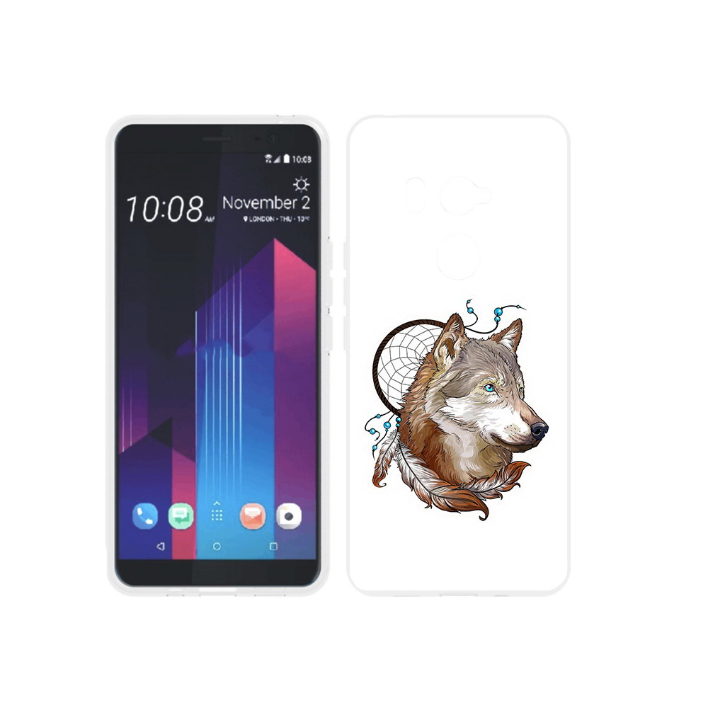 

Чехол MyPads Tocco для HTC U11 EYEs волк и ловец снов, Прозрачный, Tocco