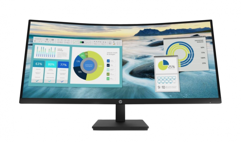 

34" Монитор HP P34hc G4 черный 60Hz 3440x1440 VA, P34hc G4