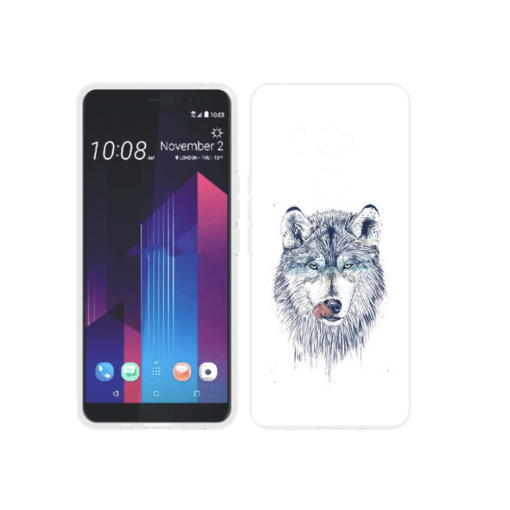 

Чехол MyPads Tocco для HTC U11 EYEs голодгый волк, Прозрачный, Tocco