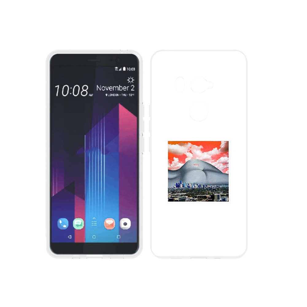 

Чехол MyPads Tocco для HTC U11 EYEs город с девушкой на фоне, Прозрачный, Tocco