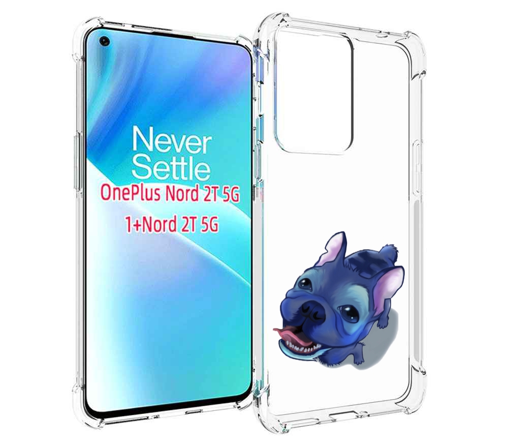 

Чехол MyPads Синий Пес для OnePlus Nord 2T, Прозрачный, Tocco