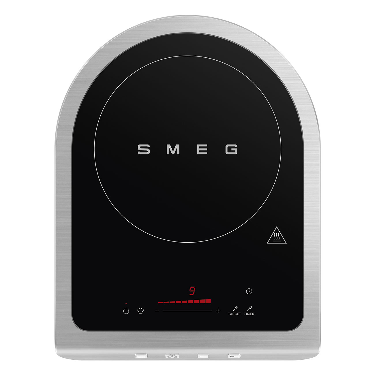 Настольная электрическая плитка Smeg PIC01WHMEU белый, серебристый