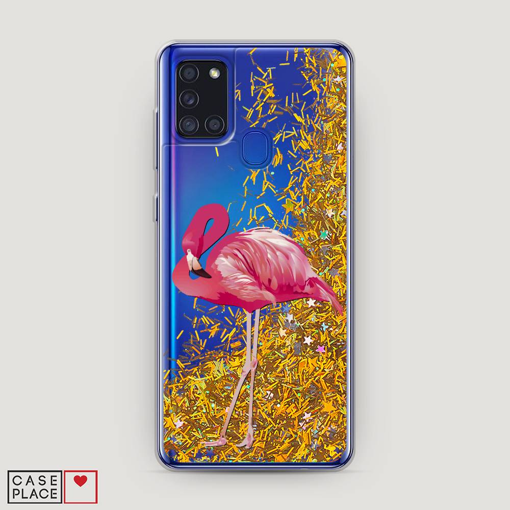 

Чехол Awog на Samsung Galaxy A21s / Самсунг A21s "Застенчивый фламинго", Разноцветный, 2100290-1