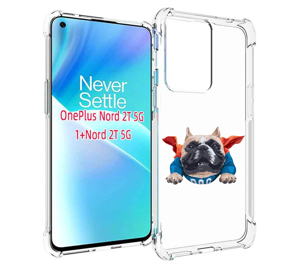

Чехол MyPads Супер-Дог для OnePlus Nord 2T, Прозрачный, Tocco