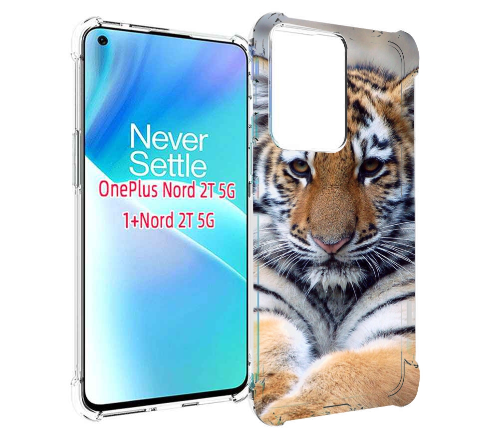 

Чехол MyPads Тигренок для OnePlus Nord 2T, Прозрачный, Tocco