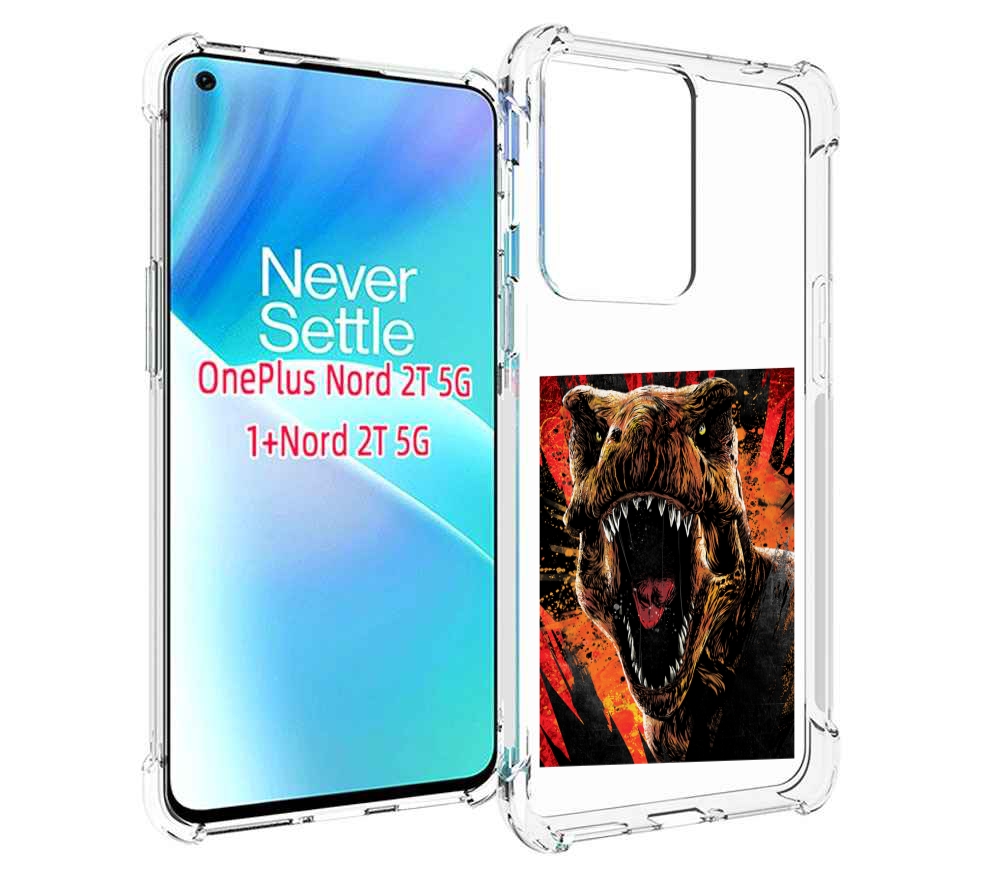 

Чехол MyPads Тиранозавр для OnePlus Nord 2T, Прозрачный, Tocco