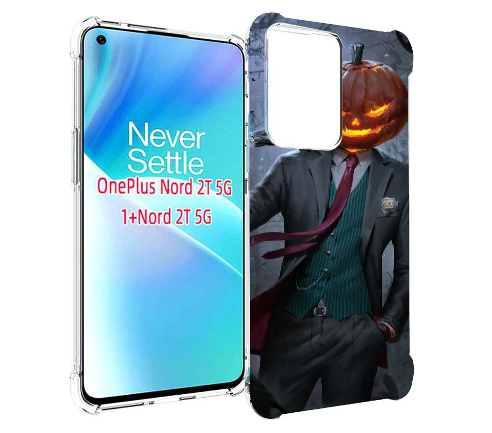 

Чехол MyPads Тыква-убийца для OnePlus Nord 2T, Прозрачный, Tocco