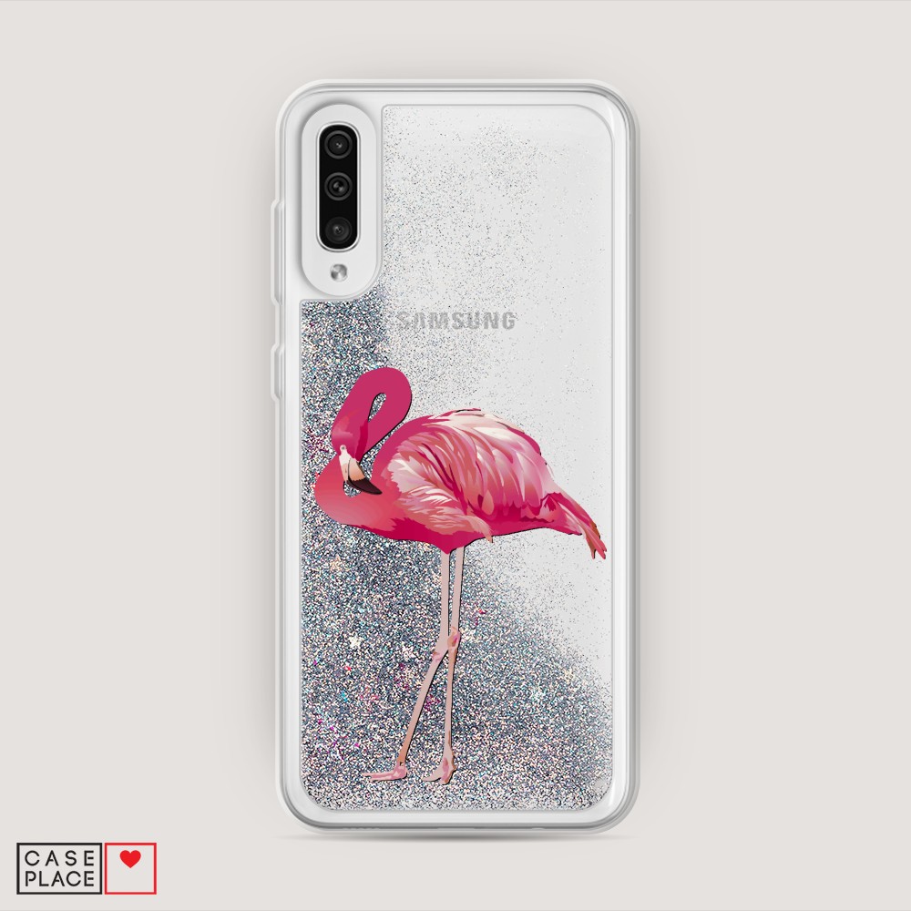 

Чехол Awog на Samsung Galaxy A30s/A50 "Застенчивый фламинго", Разноцветный, 28891-1