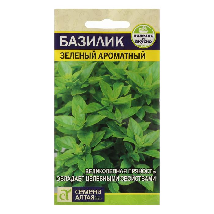 

Семена базилик Зеленый ароматный Семена Алтая 7584824-2p 3 уп.