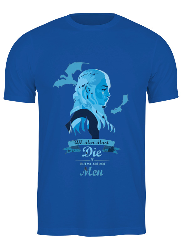 

Футболка мужская Printio Khaleesi (game of thrones) синий 3XL, Khaleesi (game of thrones)