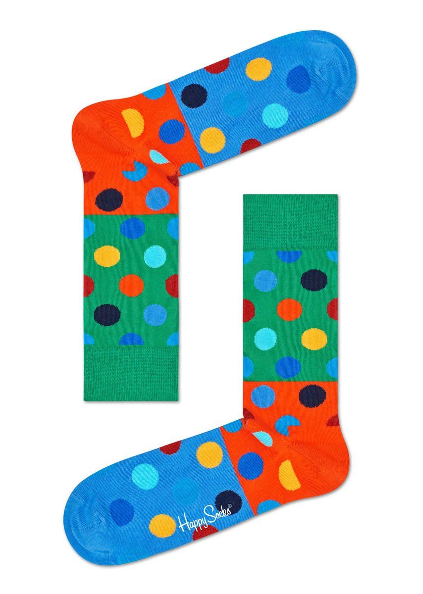

Носки унисекс Happy Socks Big Dot Block Sock BDB01 разноцветные 41-46, Разноцветный, Big Dot Block Sock BDB01