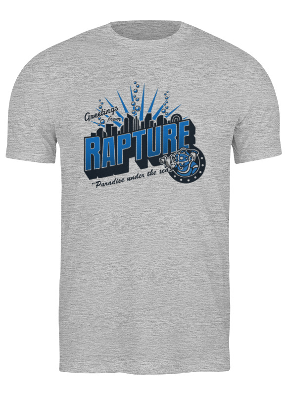 

Футболка мужская Printio Rapture серая 3XL, Серый, Rapture